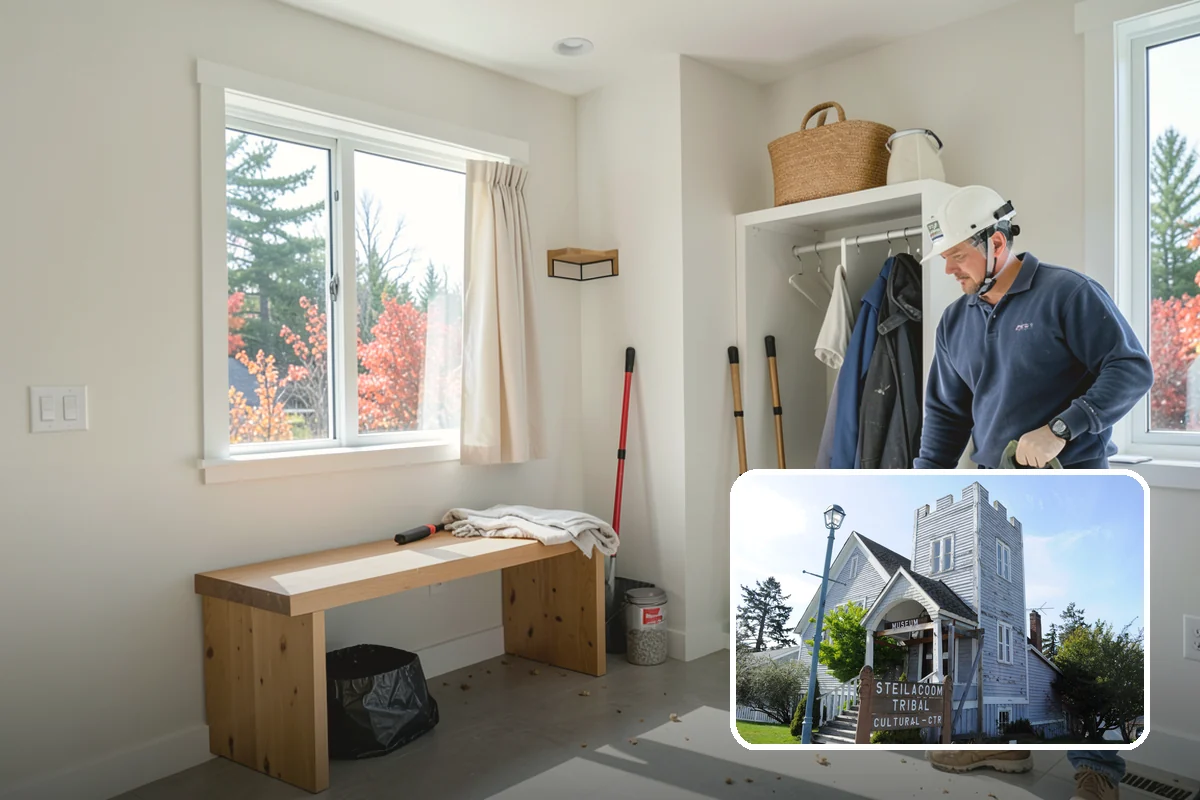 Slate Flooring Installation in Steilacoom, Pierce County, WA - Naturally slip-resistant when wet