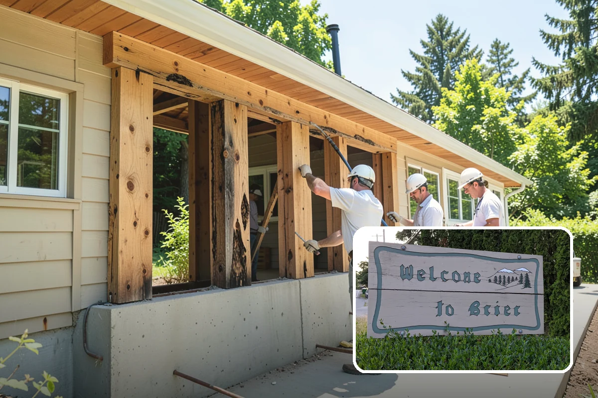 Sliding Glass Door Installation in Brier, Snohomish County, WA - Broad glass expanse without swing clearance