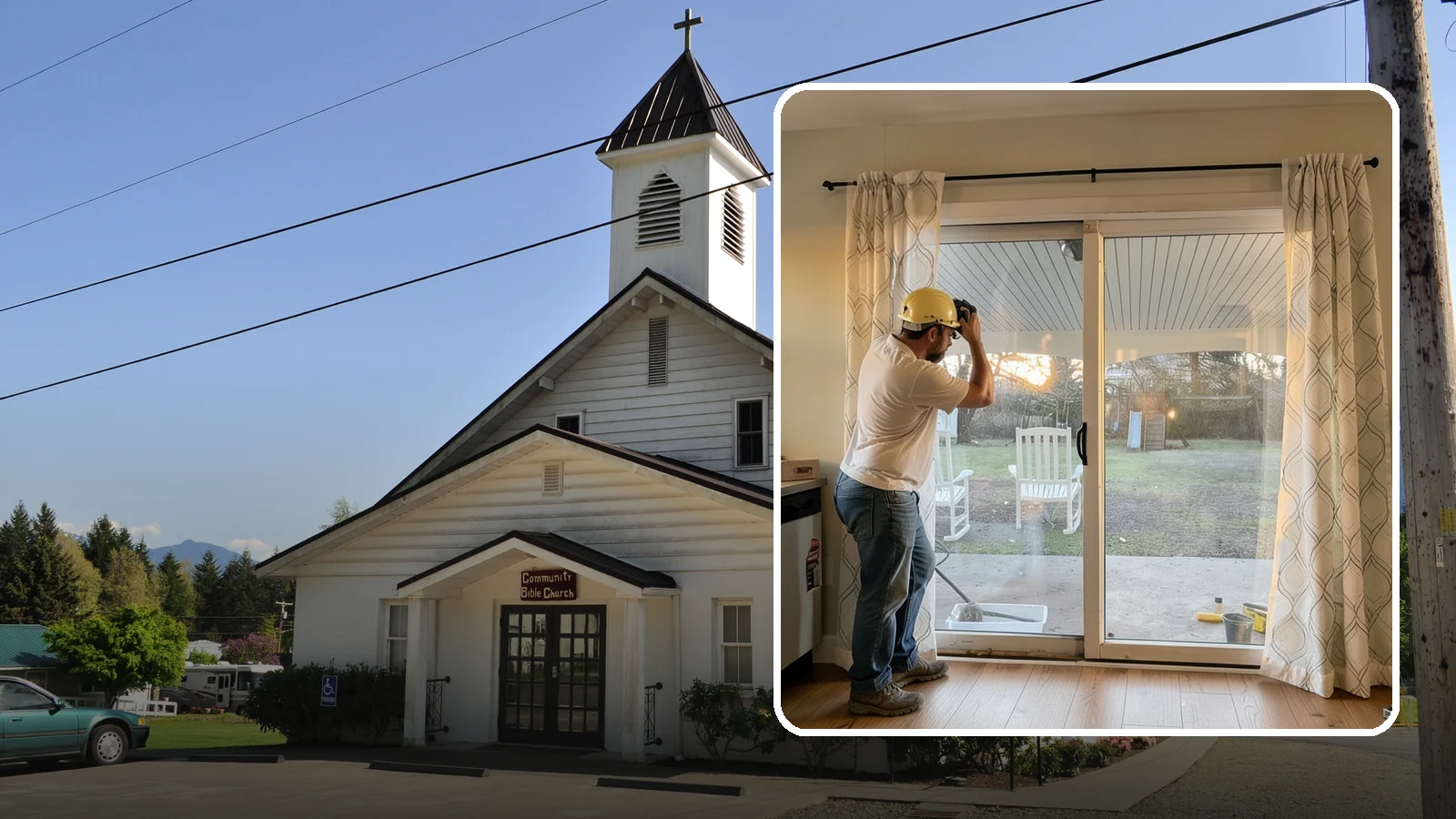 Sliding Glass Door Installation in Concrete, Skagit County, WA - Space-saving sliding glass doors that maximize light and glide smoothly for easy backyard access.