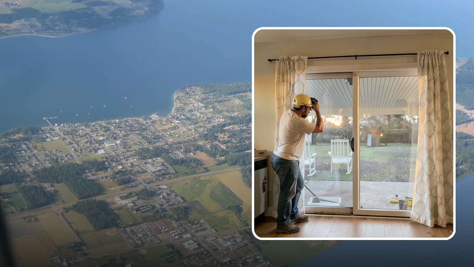 Sliding Glass Door Installation in Coupeville, Island County, WA - Space-saving sliding glass doors that maximize light and glide smoothly for easy backyard access.