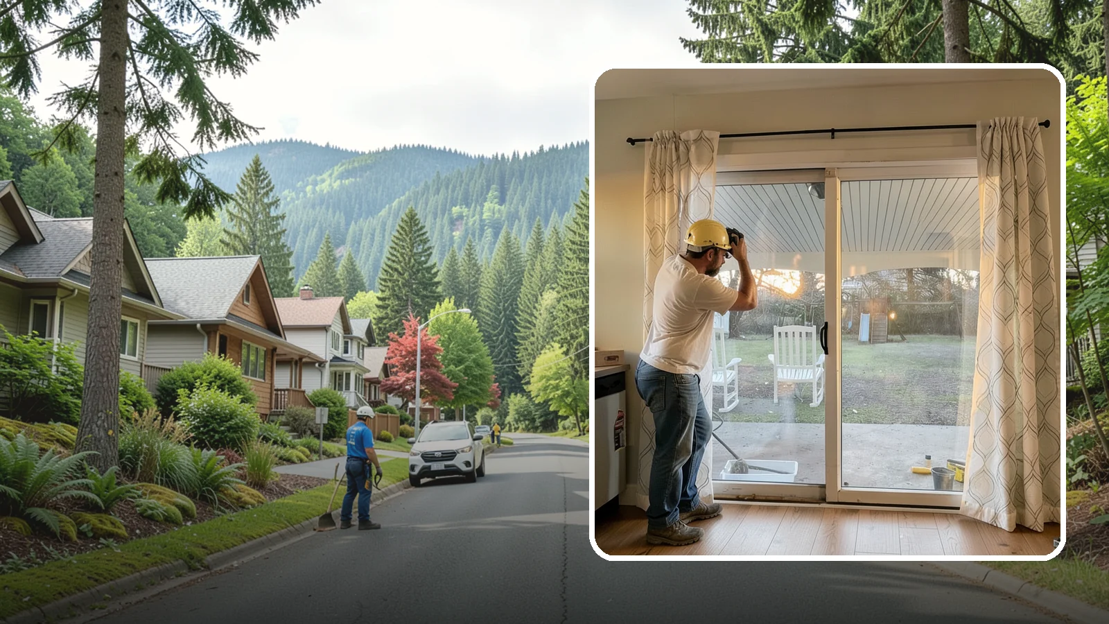 Sliding Glass Door Installation in Darrington, Snohomish County, WA - Space-saving sliding glass doors that maximize light and glide smoothly for easy backyard access.