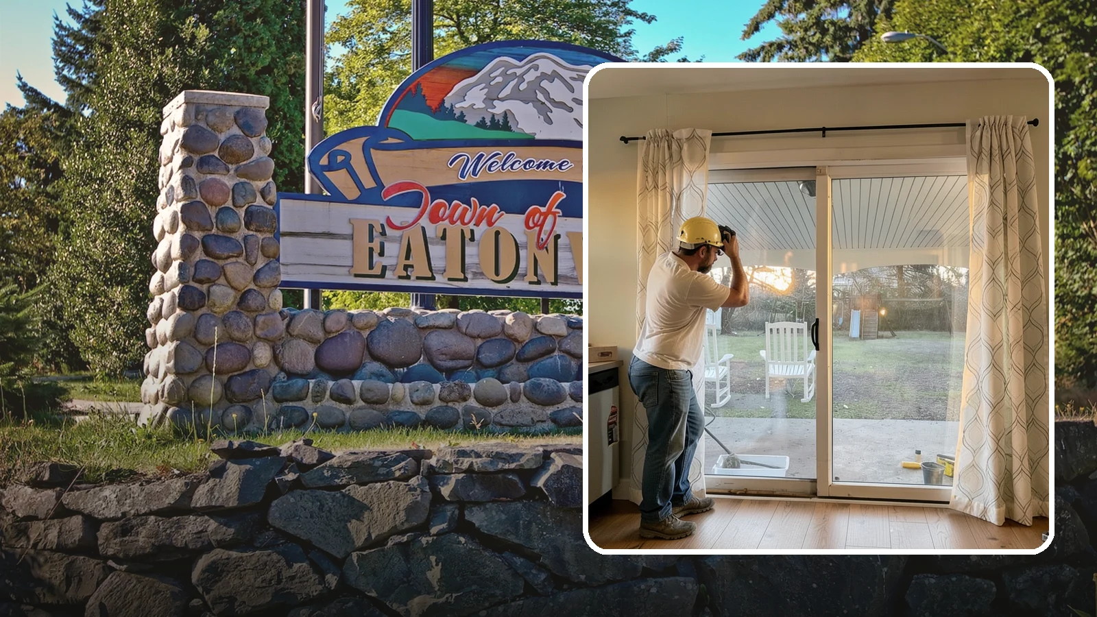 Sliding Glass Door Installation in Eatonville, Pierce County, WA - Space-saving sliding glass doors that maximize light and glide smoothly for easy backyard access.