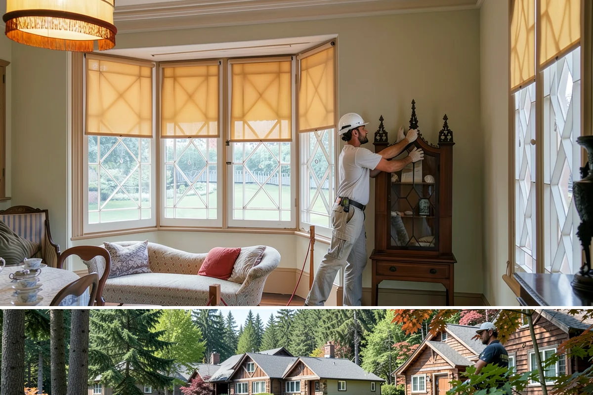 Sliding Glass Door Installation in Edgewood, Pierce County, WA - Warmer, drier months keep the opening protected during install, though we can weather-tent the work when needed.