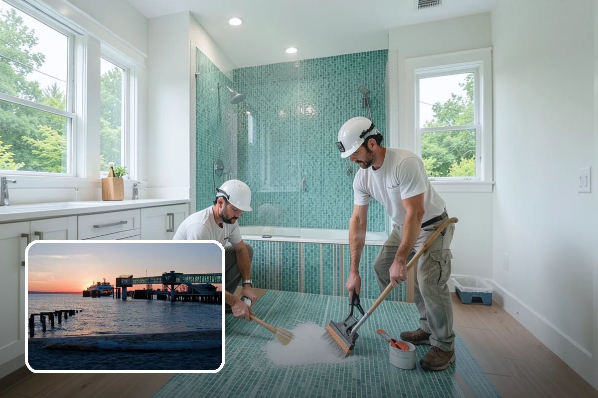 Sliding Glass Door Installation in Edmonds, Snohomish County, WA - Broad glass expanse without swing clearance