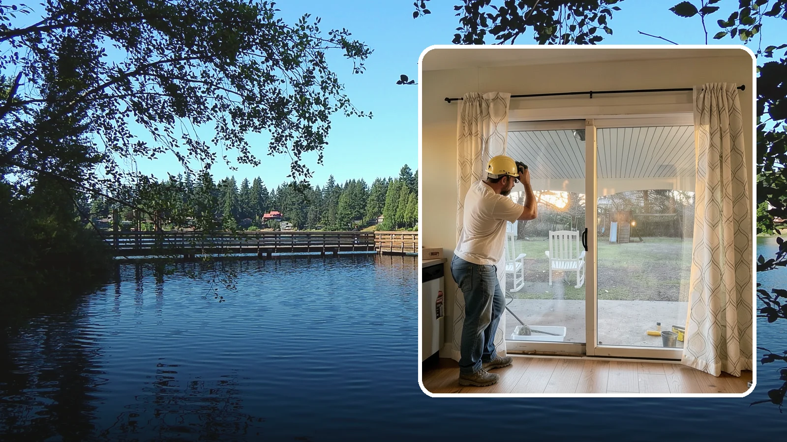Sliding Glass Door Installation in Federal Way, King County, WA - Space-saving sliding glass doors that maximize light and glide smoothly for easy backyard access.