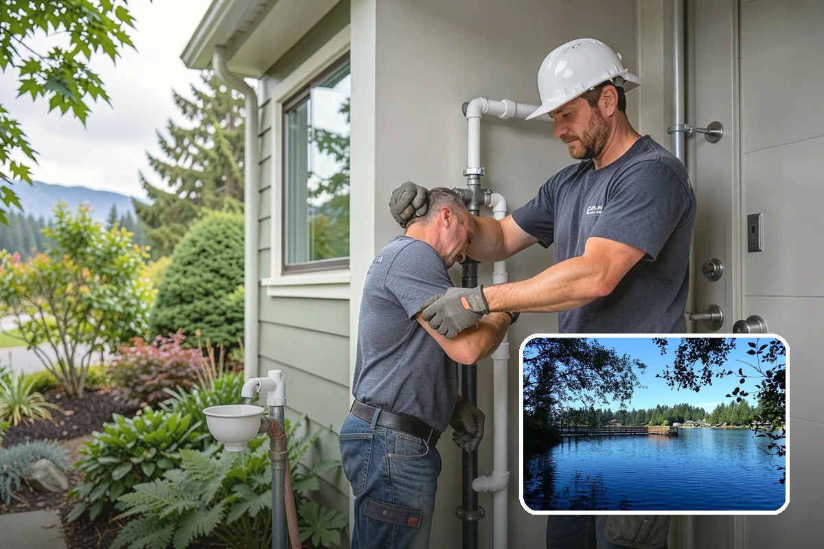 Sliding Glass Door Installation in Federal Way, King County, WA - Broad glass expanse without swing clearance