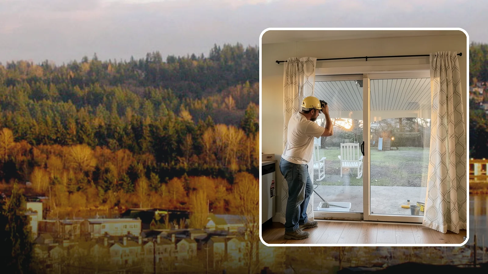 Sliding Glass Door Installation in Kenmore, King County, WA - Space-saving sliding glass doors that maximize light and glide smoothly for easy backyard access.