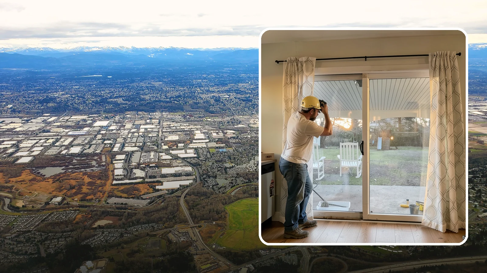 Sliding Glass Door Installation in Kent, King County, WA - Space-saving sliding glass doors that maximize light and glide smoothly for easy backyard access.
