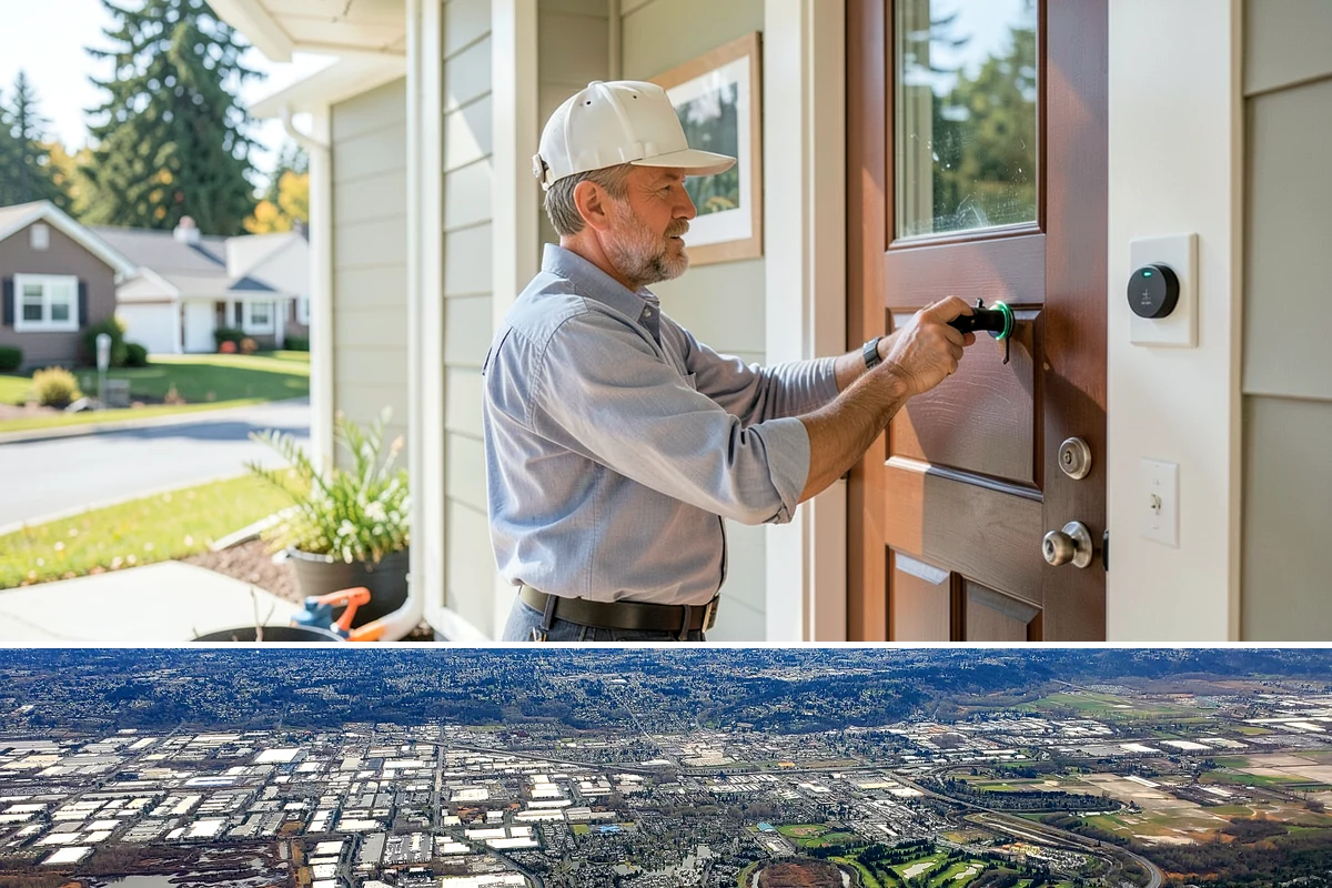 Sliding Glass Door Installation in Kent, King County, WA - Warmer, drier months keep the opening protected during install, though we can weather-tent the work when needed.