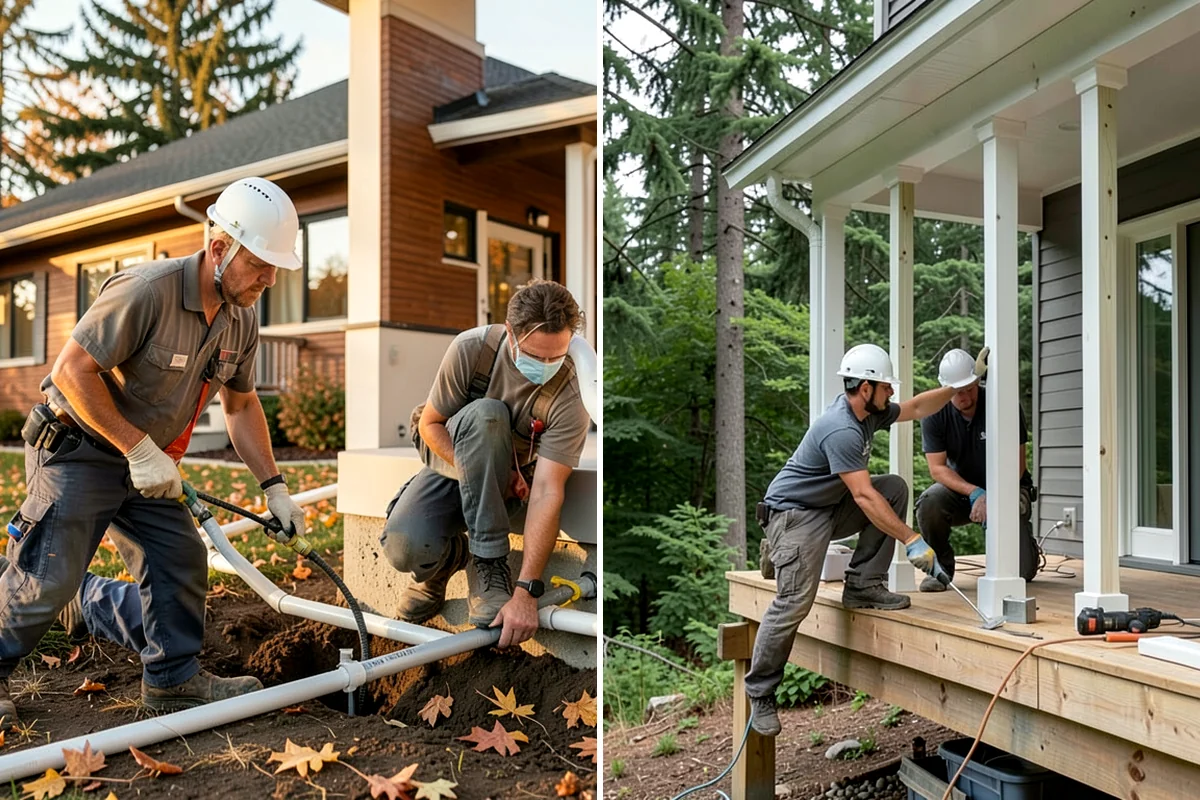 Sliding Glass Door Installation in Lake Forest Park, King County, WA - Measure the opening and confirm the track and header support