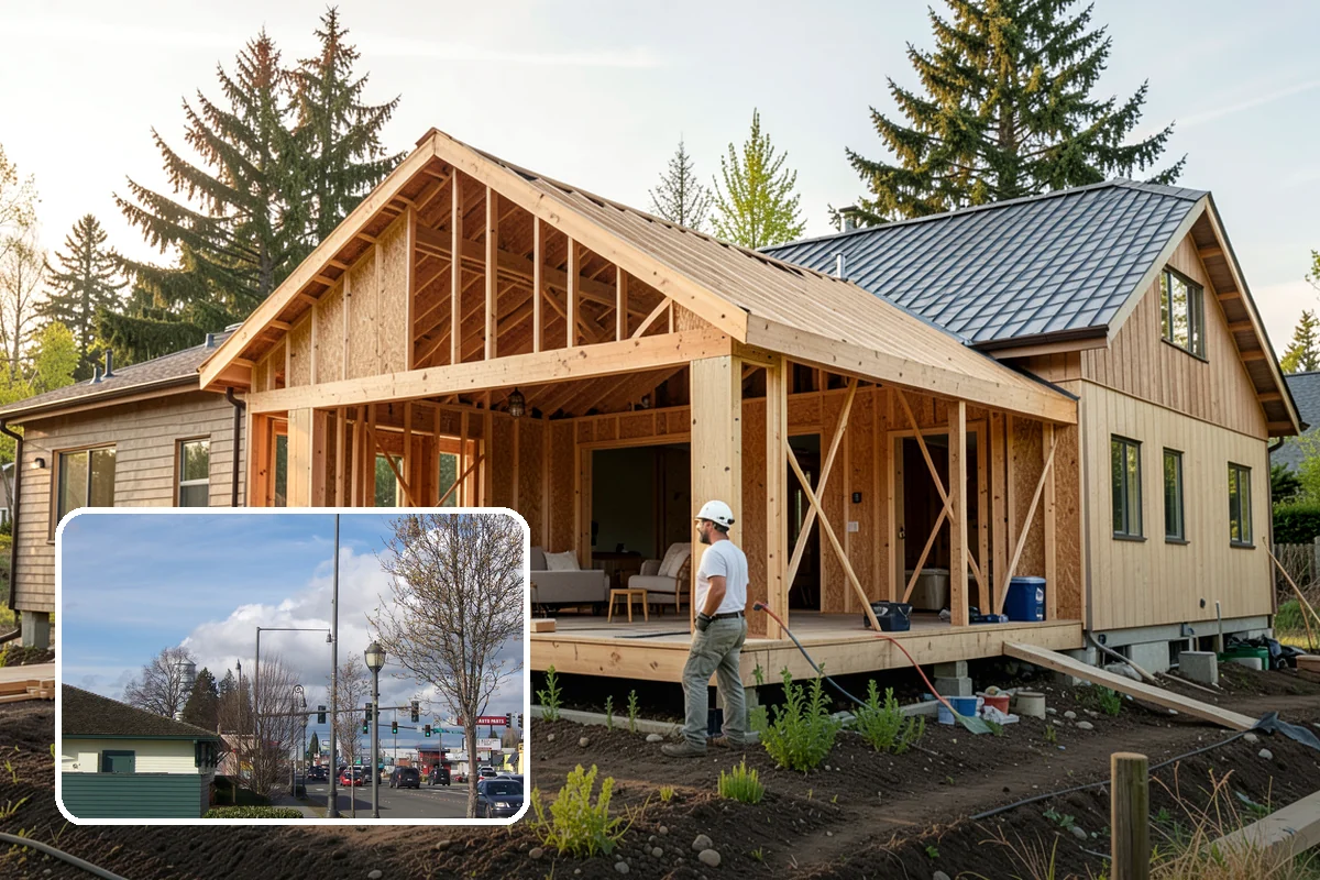 Sliding Glass Door Installation in Marysville, Snohomish County, WA - Broad glass expanse without swing clearance