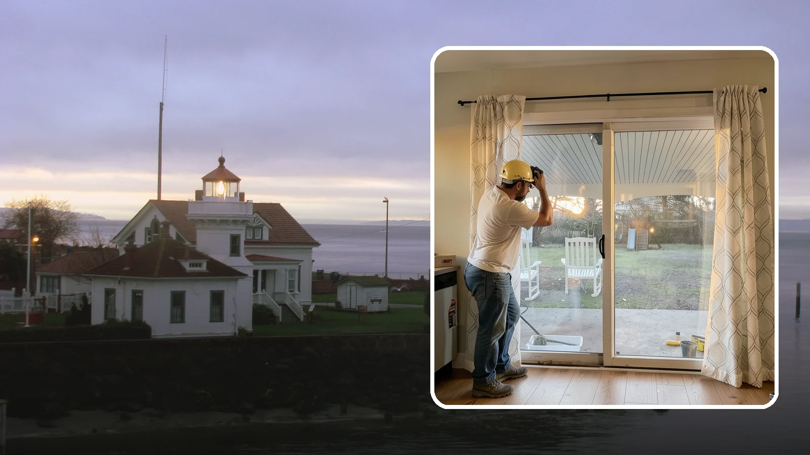 Sliding Glass Door Installation in Mukilteo, Snohomish County, WA - Space-saving sliding glass doors that maximize light and glide smoothly for easy backyard access.
