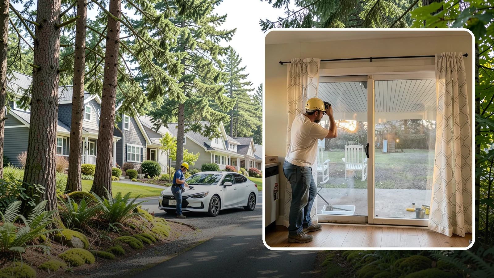 Sliding Glass Door Installation in Normandy Park, King County, WA - Space-saving sliding glass doors that maximize light and glide smoothly for easy backyard access.