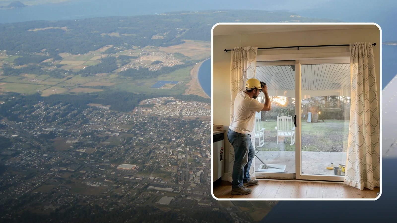 Sliding Glass Door Installation in Oak Harbor, Island County, WA - Space-saving sliding glass doors that maximize light and glide smoothly for easy backyard access.