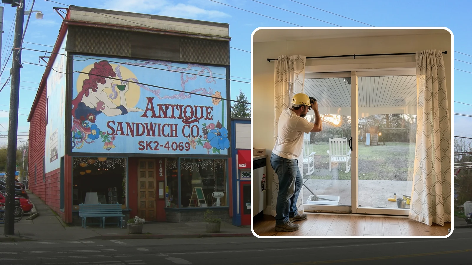 Sliding Glass Door Installation in Ruston, Pierce County, WA - Space-saving sliding glass doors that maximize light and glide smoothly for easy backyard access.