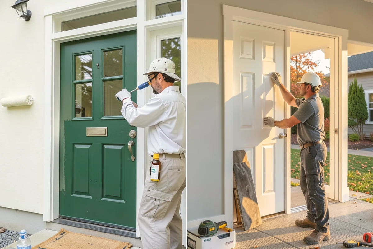 Sliding Glass Door Installation in Sammamish, King County, WA - Measure the opening and confirm the track and header support