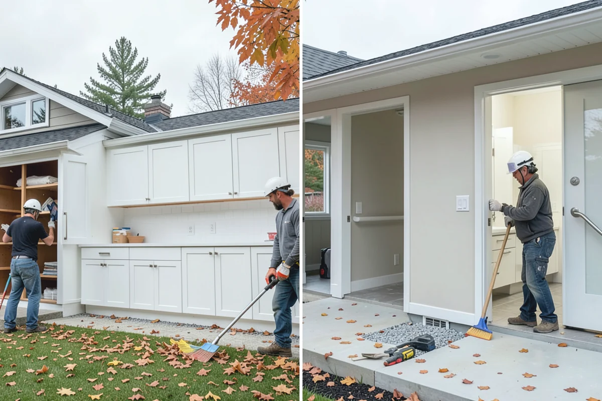 Sliding Glass Door Installation in South Prairie, Pierce County, WA - Measure the opening and confirm the track and header support