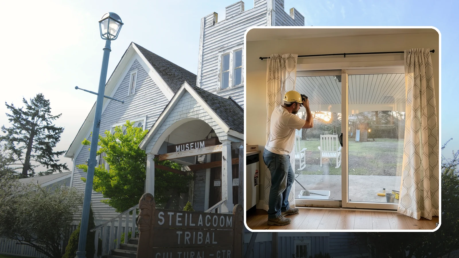 Sliding Glass Door Installation in Steilacoom, Pierce County, WA - Space-saving sliding glass doors that maximize light and glide smoothly for easy backyard access.