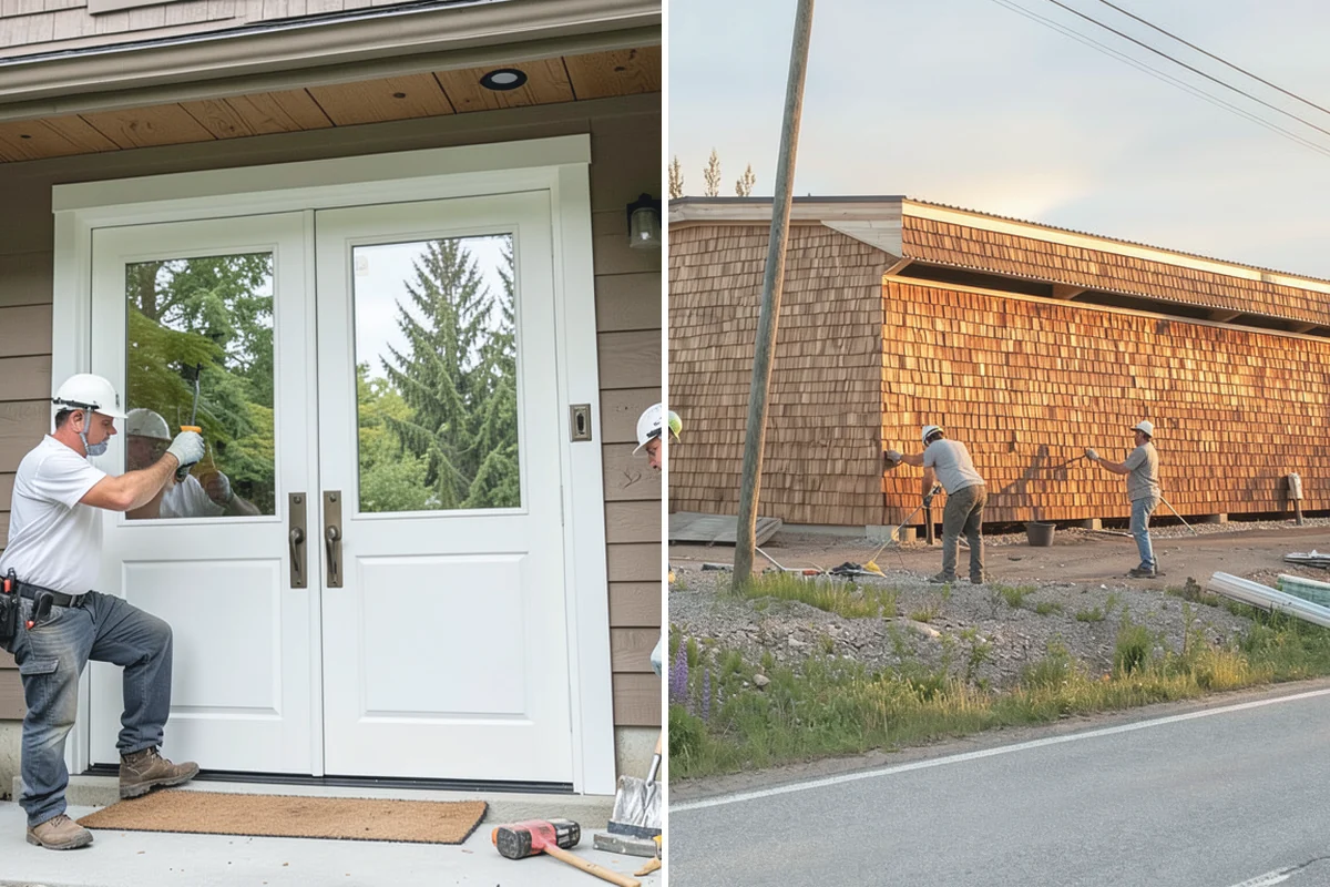 Sliding Glass Door Installation in Sumner, Pierce County, WA - Measure the opening and confirm the track and header support