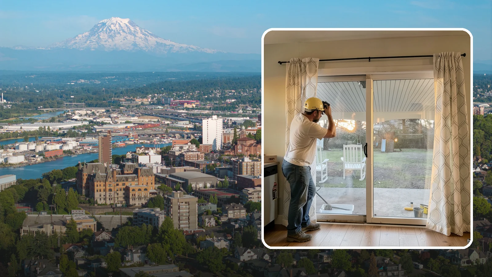 Sliding Glass Door Installation in Tacoma, Pierce County, WA - Space-saving sliding glass doors that maximize light and glide smoothly for easy backyard access.