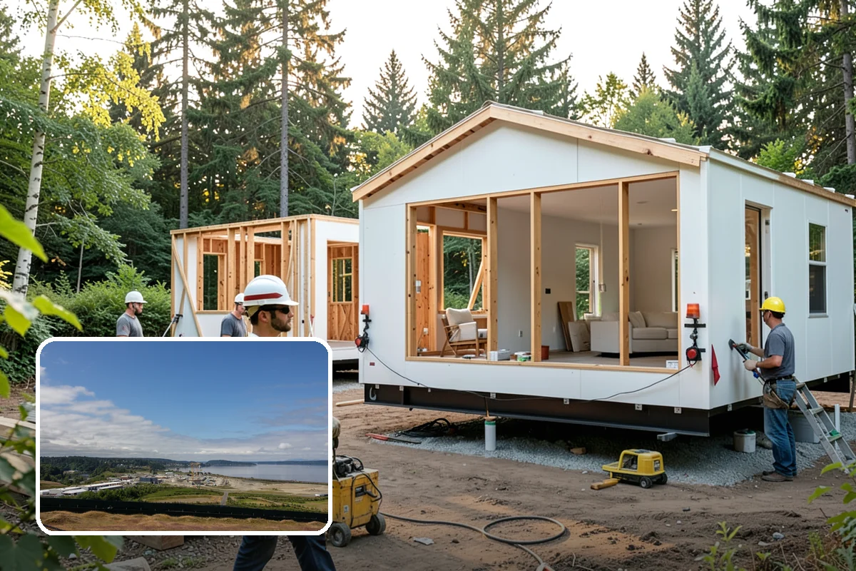 Sliding Glass Door Installation in University Place, Pierce County, WA - Broad glass expanse without swing clearance