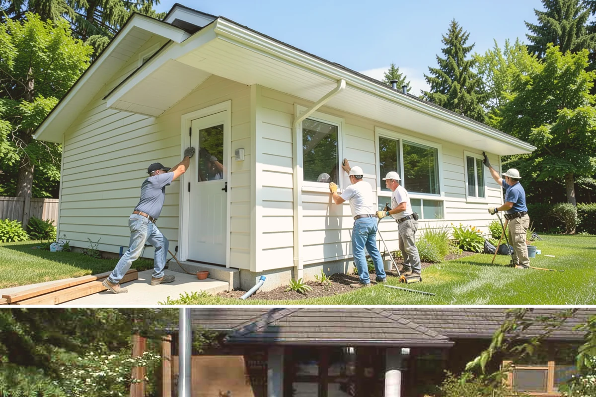 Sliding Glass Door Installation in Yarrow Point, King County, WA - Warmer, drier months keep the opening protected during install, though we can weather-tent the work when needed.