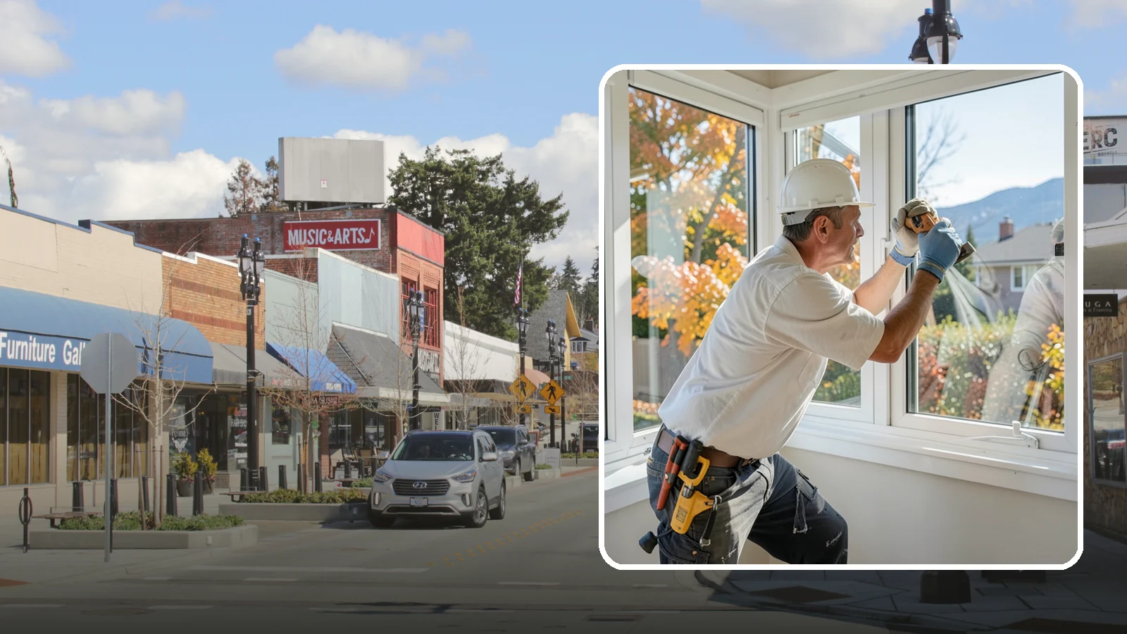 Sliding Window Installation in Bothell, King County, WA - Installing smooth-gliding slider windows that offer easy ventilation and a clean, low-profile look.