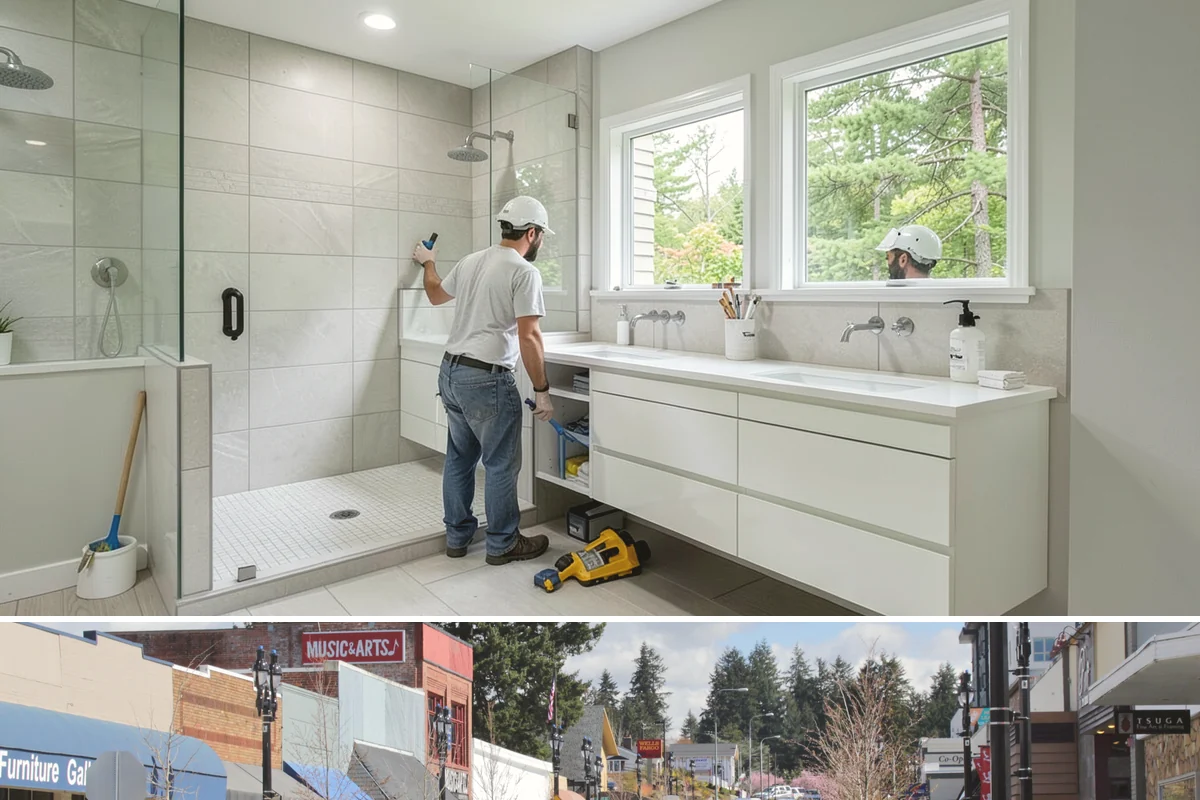 Sliding Window Installation in Bothell, King County, WA - Slider installs are straightforward in any season, with quick sealing prioritized during wet weather.