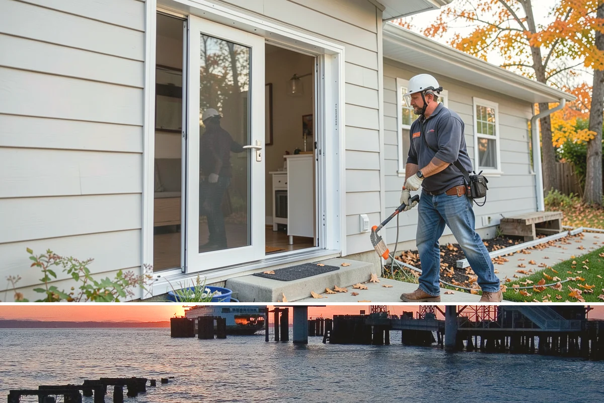 Sliding Window Installation in Edmonds, Snohomish County, WA - Slider installs are straightforward in any season, with quick sealing prioritized during wet weather.