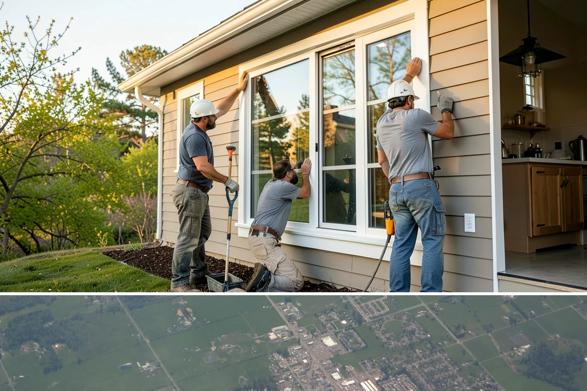 Sliding Window Installation in Enumclaw, King County, WA - Slider installs are straightforward in any season, with quick sealing prioritized during wet weather.