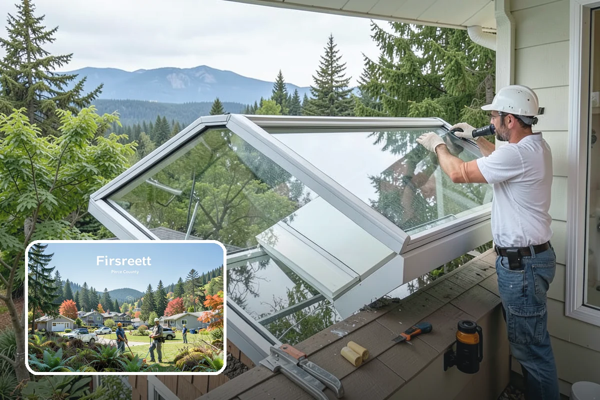 Sliding Window Installation in Fircrest, Pierce County, WA - Effortless horizontal operation over sills and counters