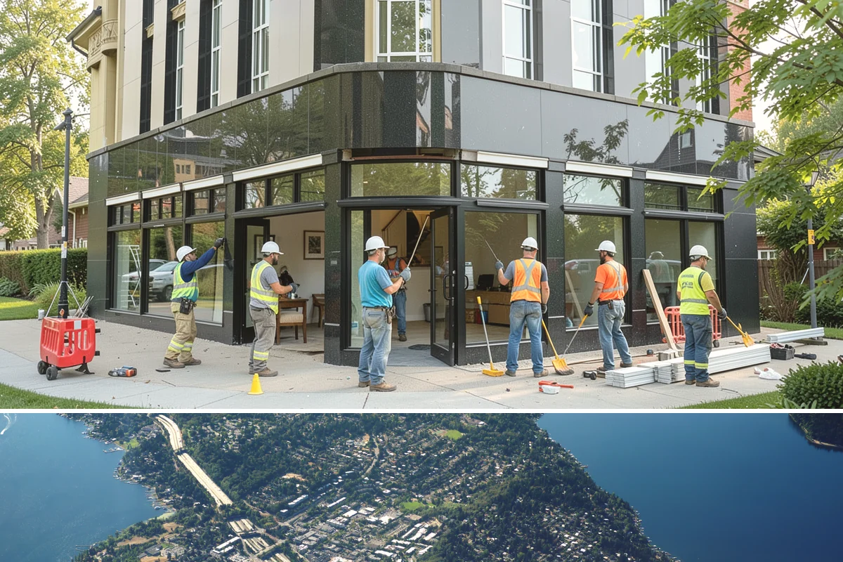Sliding Window Installation in Mercer Island, King County, WA - Slider installs are straightforward in any season, with quick sealing prioritized during wet weather.