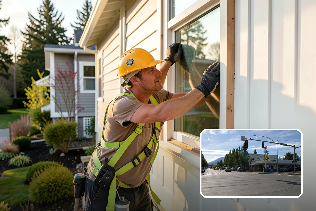 Sliding Window Installation in North Bend, King County, WA - Effortless horizontal operation over sills and counters