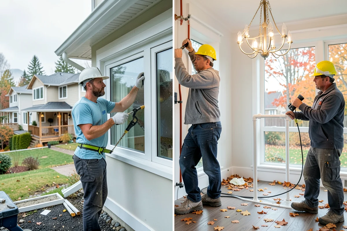 Sliding Window Installation in Pacific, King County, WA - Measure the opening and select slider units