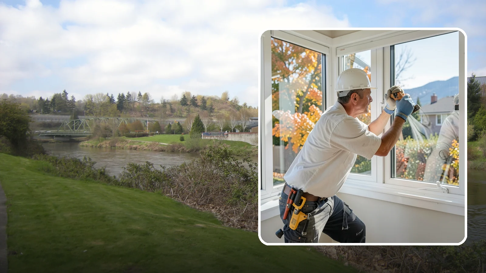 Sliding Window Installation in Tukwila, King County, WA - Installing smooth-gliding slider windows that offer easy ventilation and a clean, low-profile look.