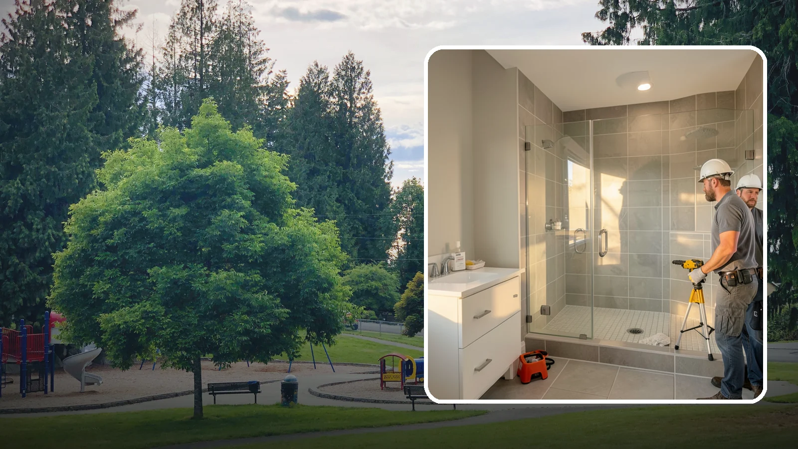 Small Bathroom Remodel in Bonney Lake, Pierce County, WA - A small bathroom remodel unlocks hidden potential in tight spaces through thoughtful design.