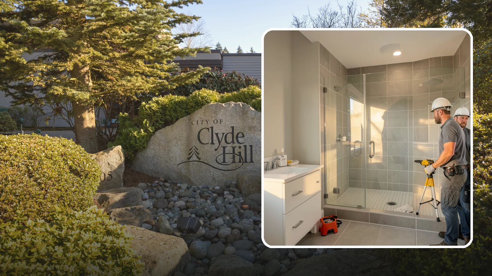 Small Bathroom Remodel in Clyde Hill, King County, WA - A small bathroom remodel unlocks hidden potential in tight spaces through thoughtful design.