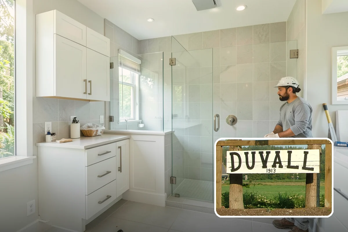 Small Bathroom Remodel in Duvall, King County, WA - Creates a sense of openness in a tight footprint