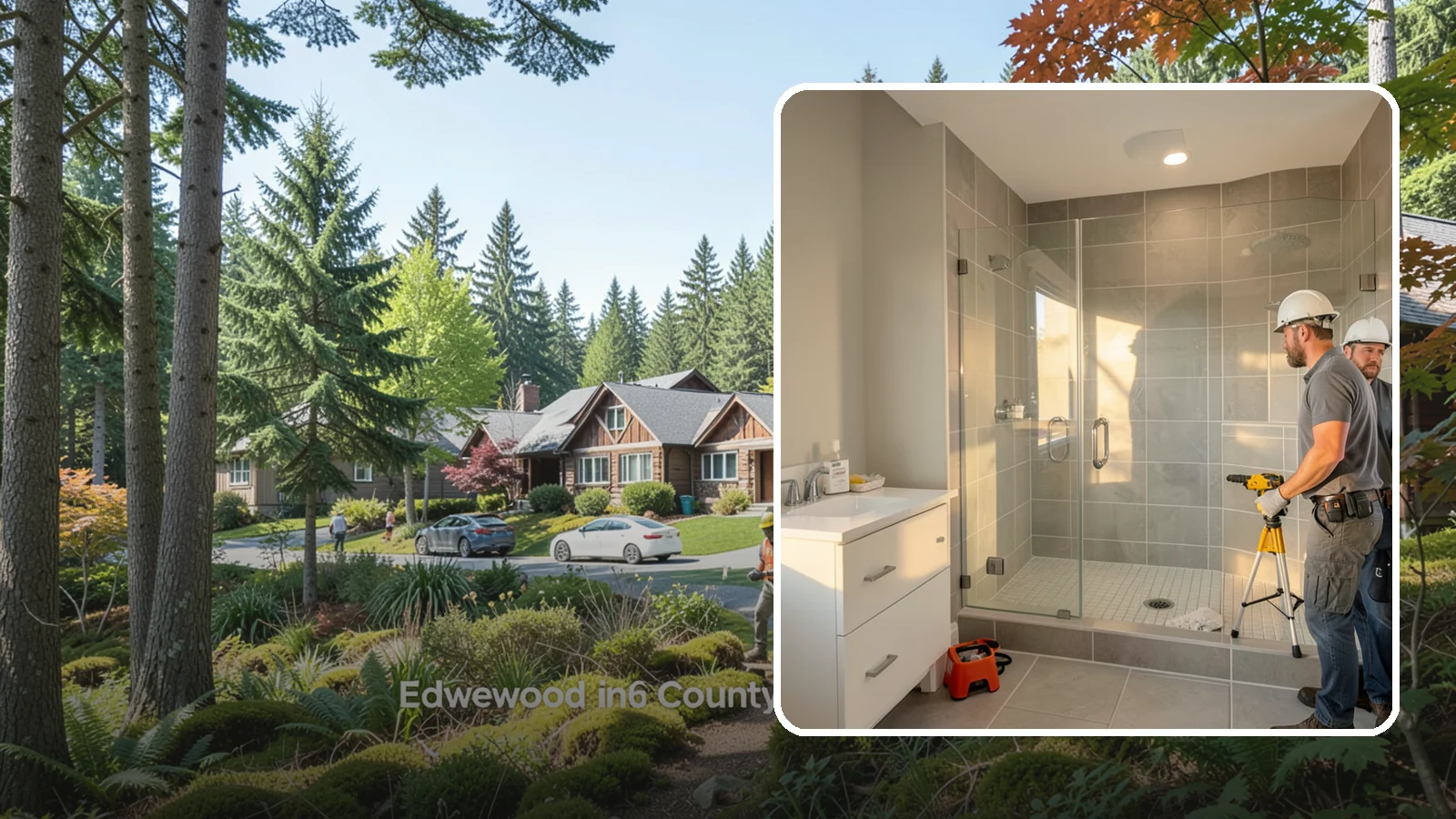 Small Bathroom Remodel in Edgewood, Pierce County, WA - A small bathroom remodel unlocks hidden potential in tight spaces through thoughtful design.