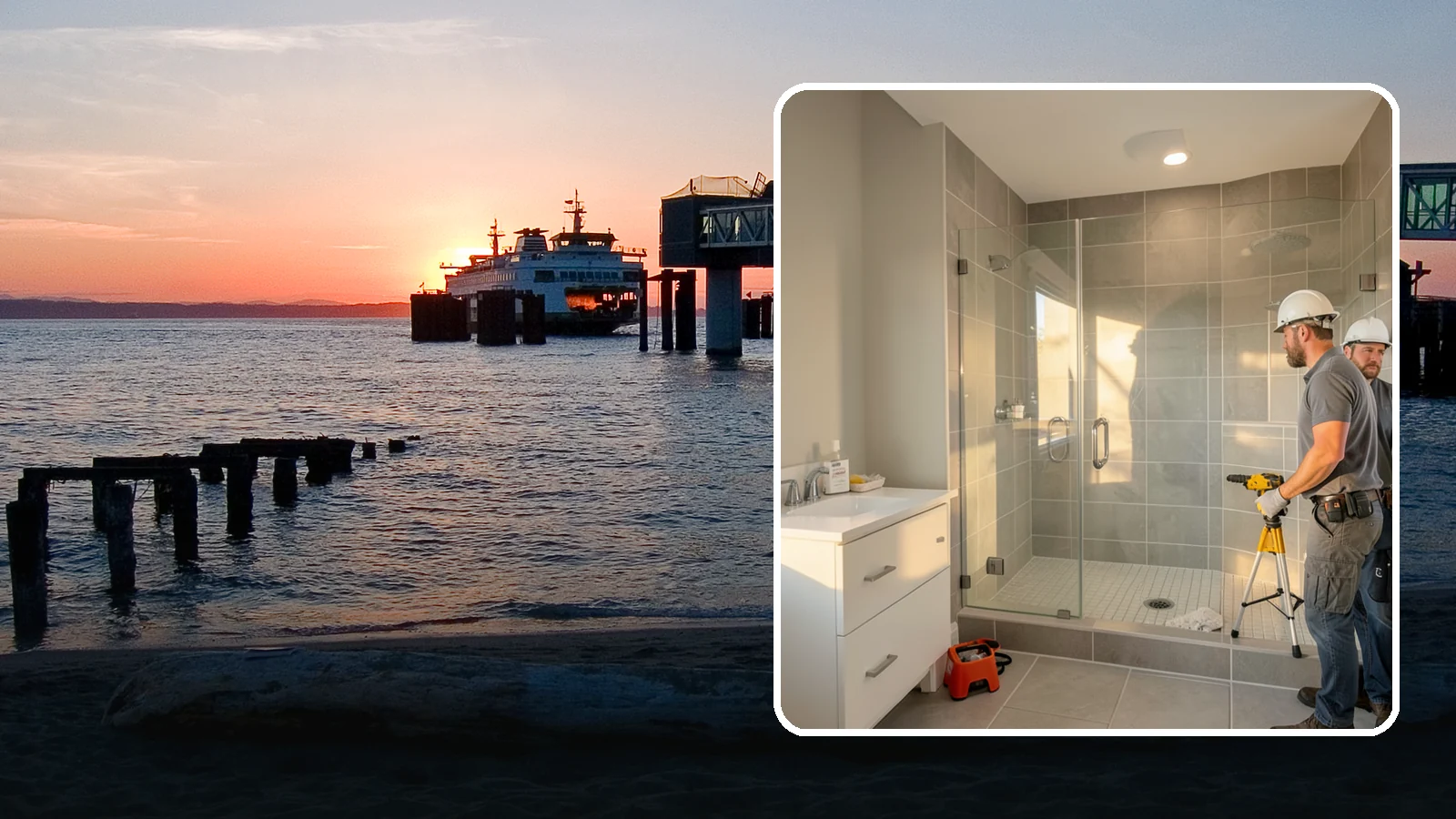Small Bathroom Remodel in Edmonds, Snohomish County, WA - A small bathroom remodel unlocks hidden potential in tight spaces through thoughtful design.