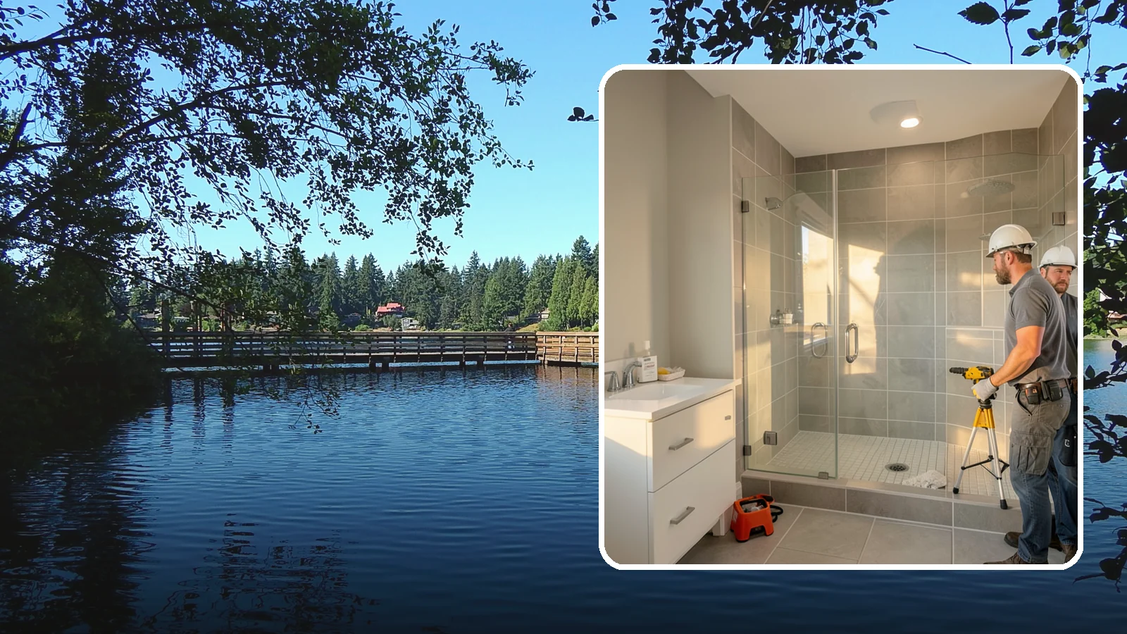 Small Bathroom Remodel in Federal Way, King County, WA - A small bathroom remodel unlocks hidden potential in tight spaces through thoughtful design.