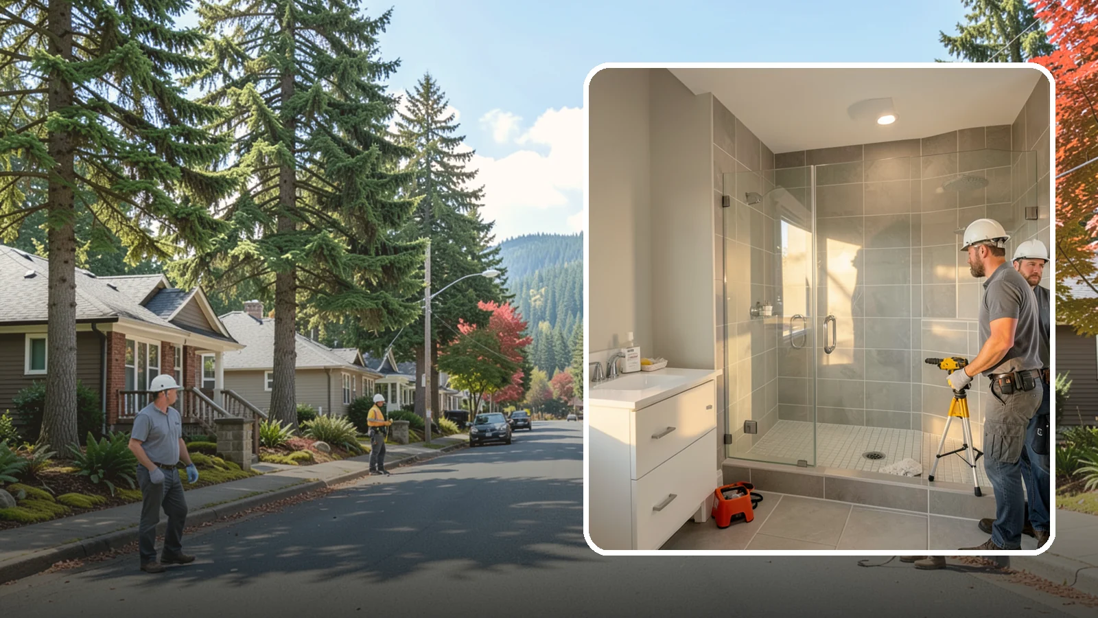 Small Bathroom Remodel in Hunts Point, King County, WA - A small bathroom remodel unlocks hidden potential in tight spaces through thoughtful design.