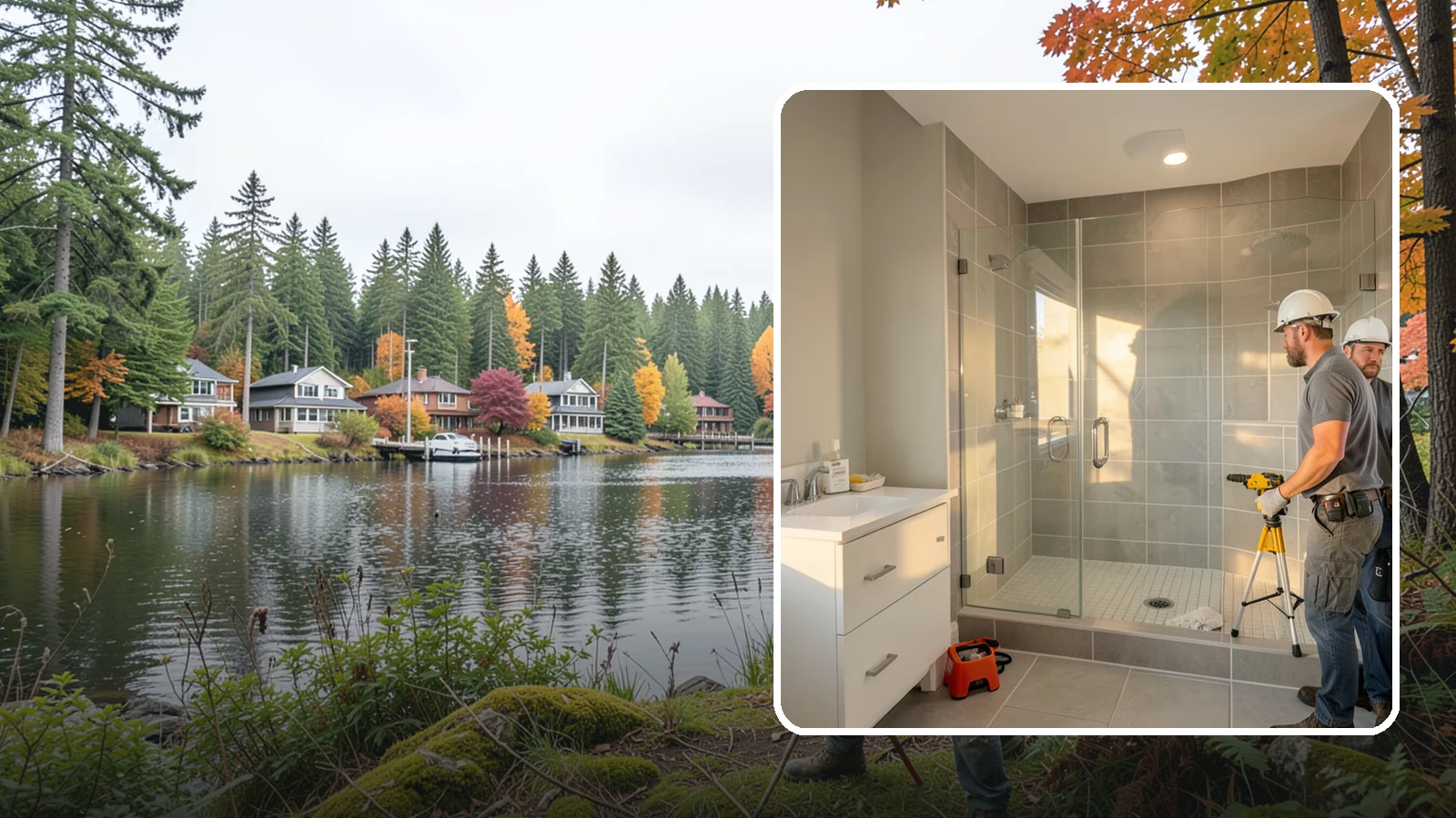 Small Bathroom Remodel in La Conner, Skagit County, WA - A small bathroom remodel unlocks hidden potential in tight spaces through thoughtful design.