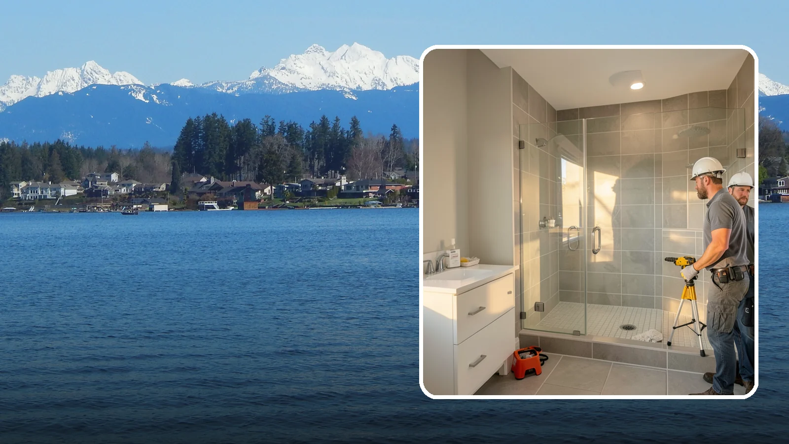 Small Bathroom Remodel in Lake Stevens, Snohomish County, WA - A small bathroom remodel unlocks hidden potential in tight spaces through thoughtful design.