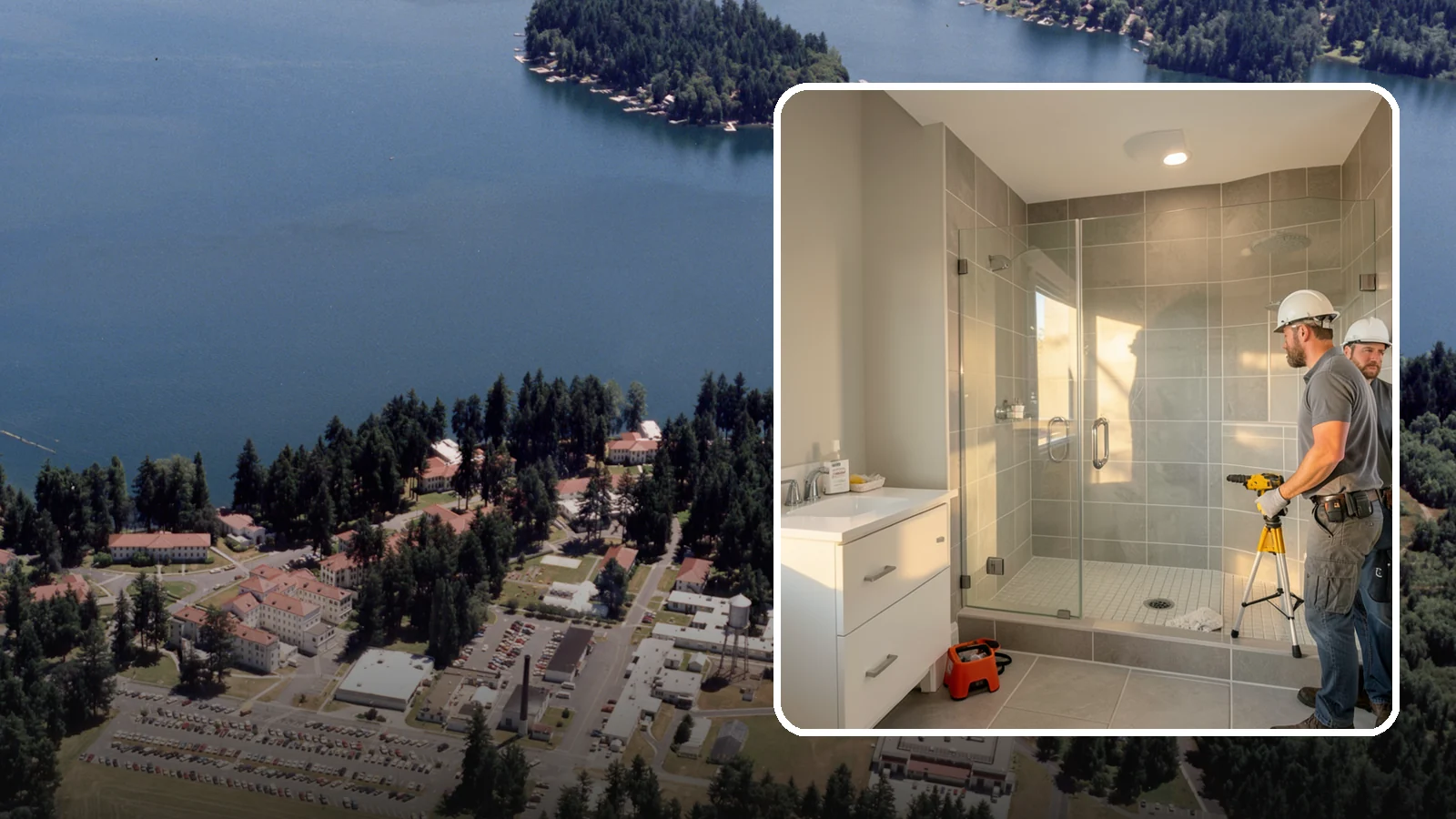 Small Bathroom Remodel in Lakewood, Pierce County, WA - A small bathroom remodel unlocks hidden potential in tight spaces through thoughtful design.