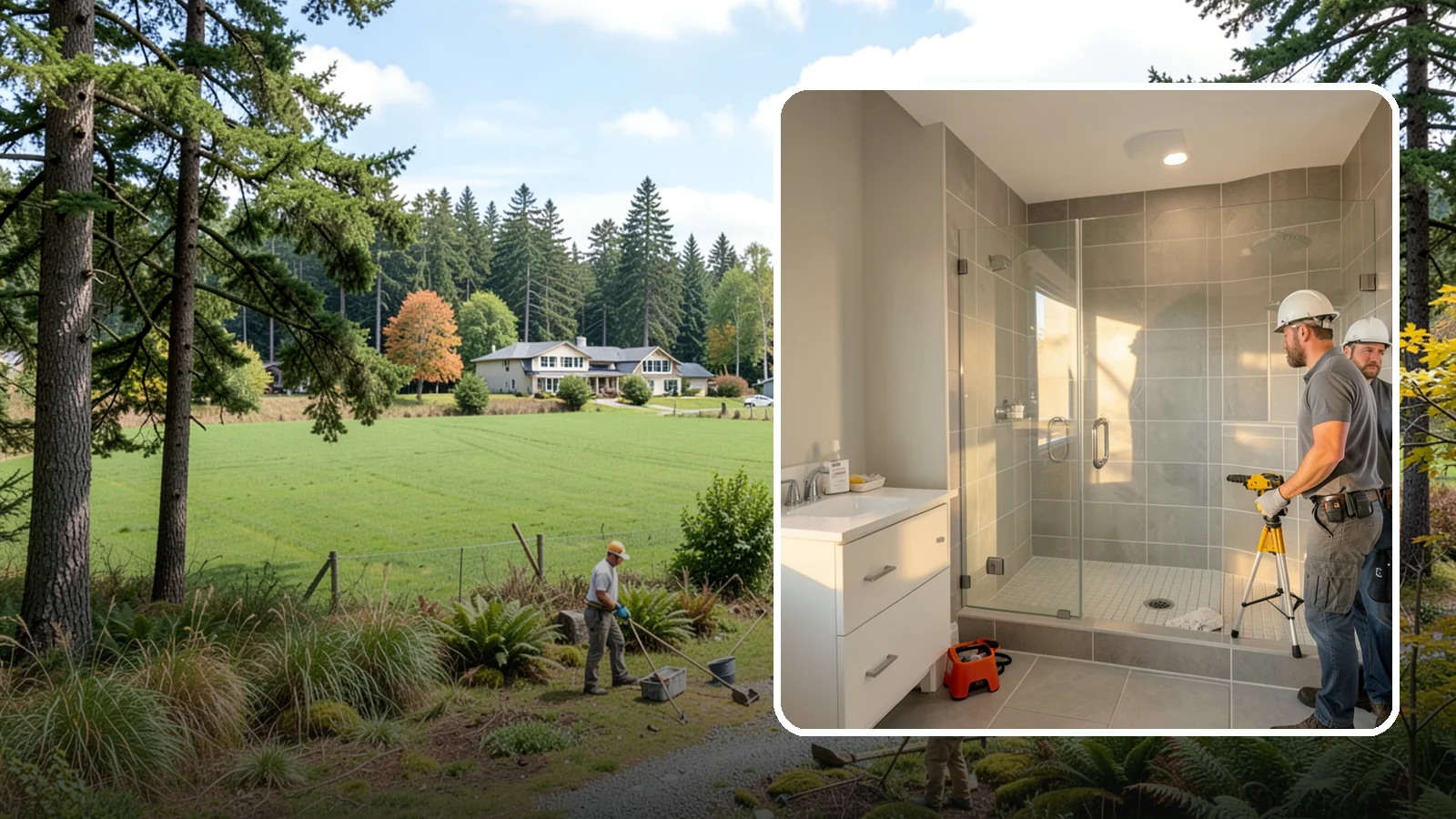 Small Bathroom Remodel in Lyman, Skagit County, WA - A small bathroom remodel unlocks hidden potential in tight spaces through thoughtful design.