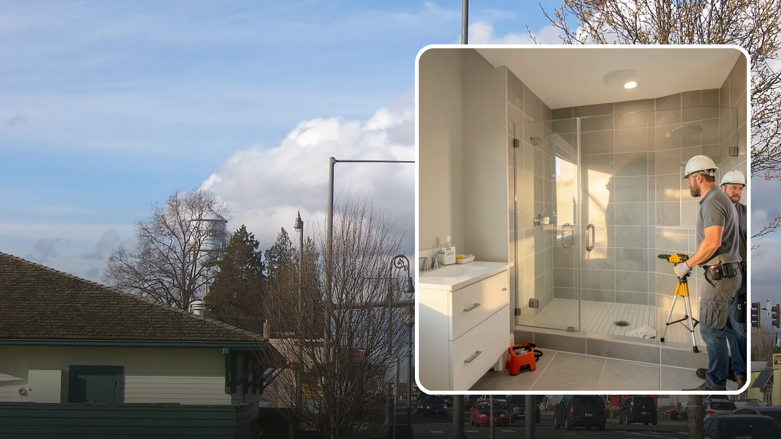 Small Bathroom Remodel in Marysville, Snohomish County, WA - A small bathroom remodel unlocks hidden potential in tight spaces through thoughtful design.