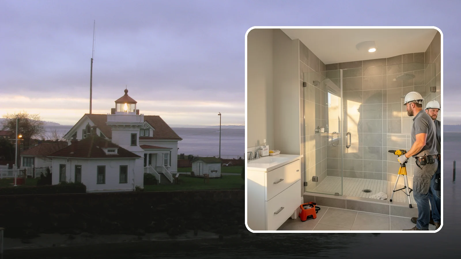 Small Bathroom Remodel in Mukilteo, Snohomish County, WA - A small bathroom remodel unlocks hidden potential in tight spaces through thoughtful design.