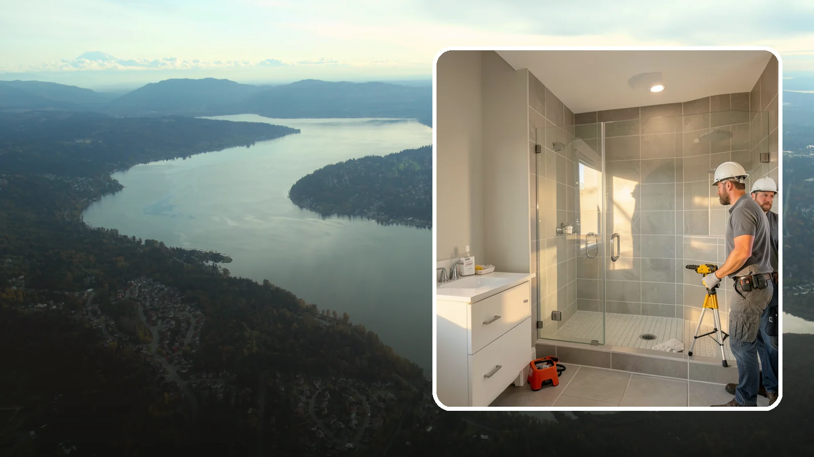 Small Bathroom Remodel in Sammamish, King County, WA - A small bathroom remodel unlocks hidden potential in tight spaces through thoughtful design.