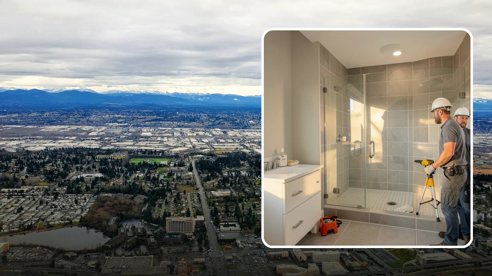 Small Bathroom Remodel in SeaTac, King County, WA - A small bathroom remodel unlocks hidden potential in tight spaces through thoughtful design.